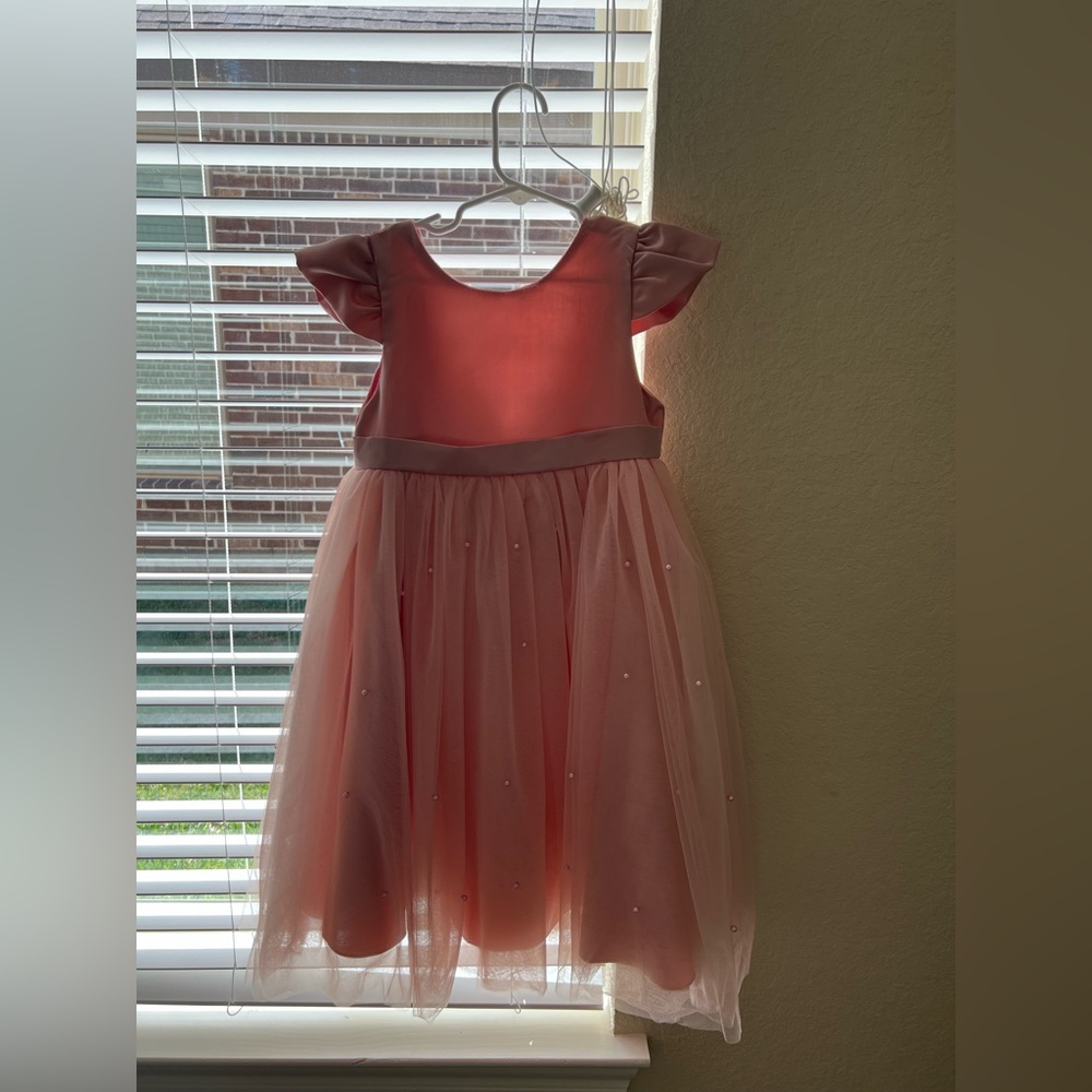 Blush Muave Pink Dress Little Girl Size 6